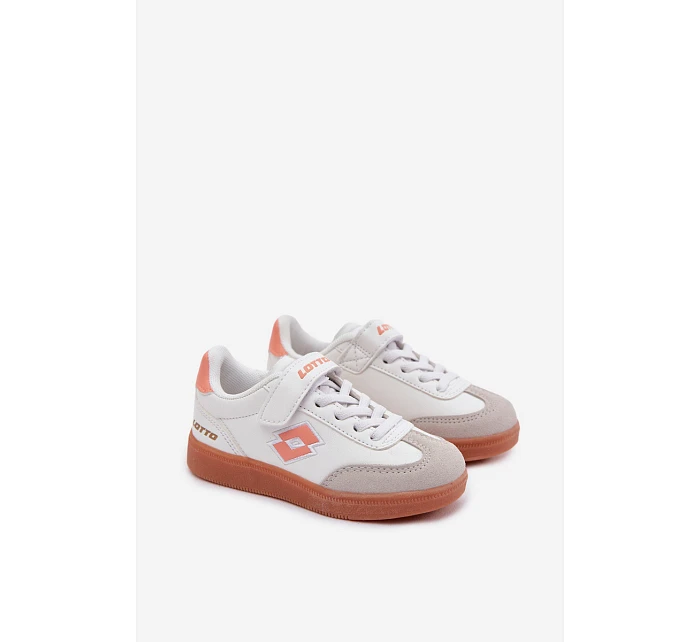 Dětské tenisky na suchý zip LOTTO VINTAL MF 2600252K Bílomodré-Oranžové