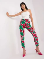 Spodnie DHJ SP model 18650848 zielony - FPrice Spodnie DHJ SP model 18650848 zielony - FPrice