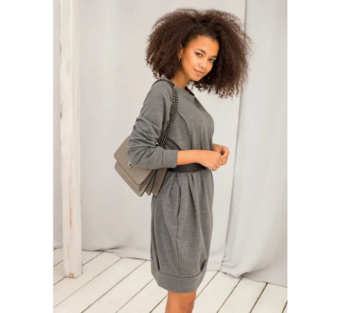 Šaty RV TU 5184.93P tmavo šedá