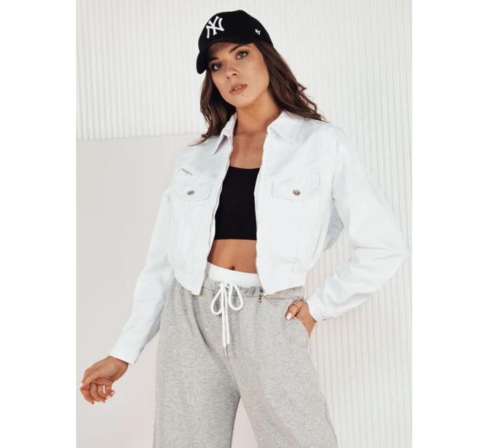 Dámská džínová bunda bílá Dstreet model 21973387 - FashionStreet
