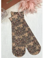 Dámske vzorované ponožky Magnetism lycra 20 den