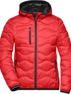 JN Dámská prošívaná bunda 02. red/black model 22530684 - Daiber