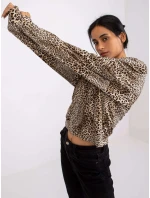 Blúzka DHJ BZ 6550 2.34P čierna a béžová Blúzka DHJ BZ 6550 2.34P čierna a béžová