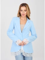 Marynarka IT MA model 22013786 jasny niebieski - FPrice Marynarka IT MA model 22013786 jasny niebieski - FPrice