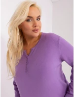 Dámský svetr model 20731830 fialový - FPrice