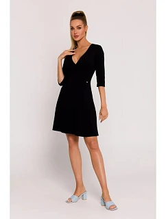 Přiléhavé mini šaty model 22261630 černé - Moe