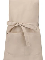 Kariban K 890 Zástera s náprsenkou „Sommelier“ 20.K890 angora