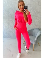 Široká rebrovaná súprava Pink Neon