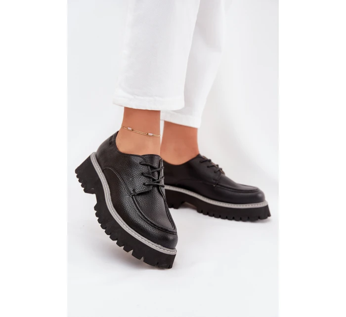 Dámské Mokasíny Se Šněrováním Big Star model 21705295 Černé - Big Star Shoes