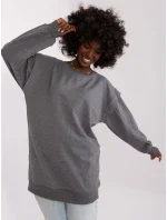 Tunika EM TU HS 21 model 18798914 ciemny szary - FPrice Tunika EM TU HS 21 model 18798914 ciemny szary - FPrice