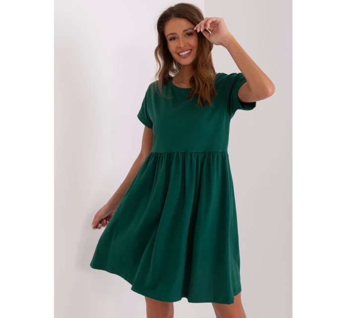 Sukienka RV SK model 21784391 ciemny zielony - FPrice Sukienka RV SK model 21784391 ciemny zielony - FPrice