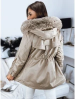 Dámská bunda MEGI beige Dstreet TY3304