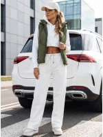 Dámská prošívaná vesta zelená Dstreet model 21990688 - FashionStreet