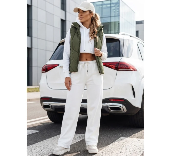 Dámská prošívaná vesta zelená Dstreet model 21990688 - FashionStreet