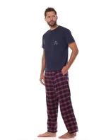 Pánske pyžamo L&L 2473 Ben cr/r M-3XL Pánske pyžamo L&L 2473 Ben cr/r M-3XL