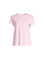 Dámske tričko CASALL Soft Texture Tee, ružová farba