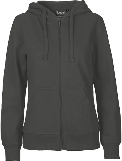 Neutral O 83301 Dámska mikina s kapucňou z bio bavlny 77.8331 charcoal Neutral O 83301 Dámska mikina s kapucňou z bio bavlny 77.8331 charcoal
