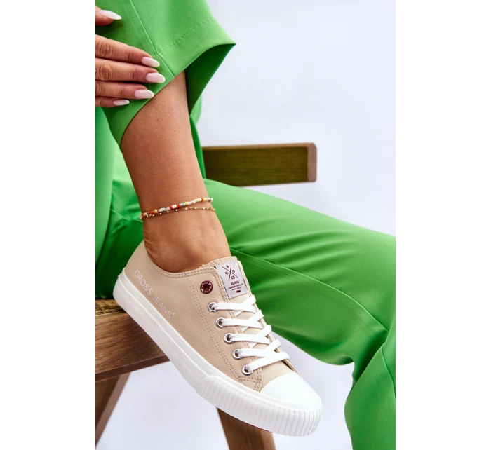 Damskie Trampki Cross Jeans LL2R4070 Beżowe