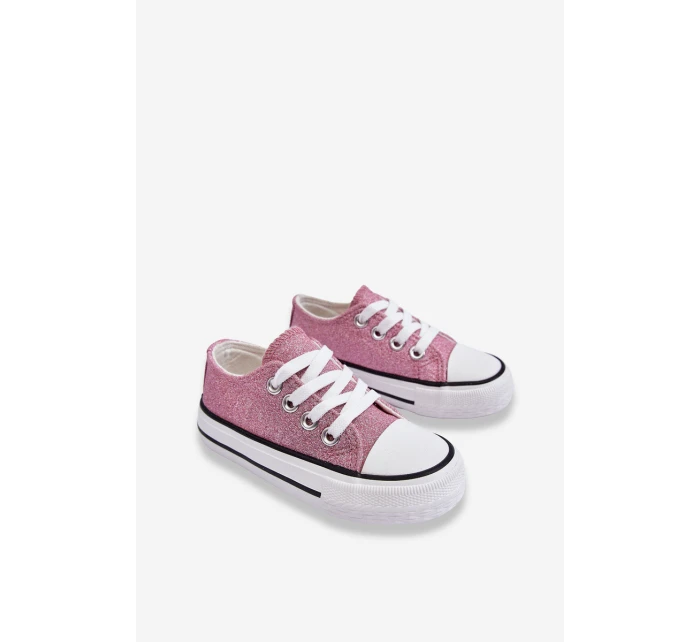 Dětské tenisky vázané Špinavě růžová model 21621575 - Boto Dětské tenisky vázané Špinavě růžová model 21621575 - Boto