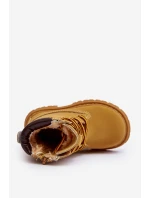 Dziecięce Botki Trapery Na Suwak Camel Bansi