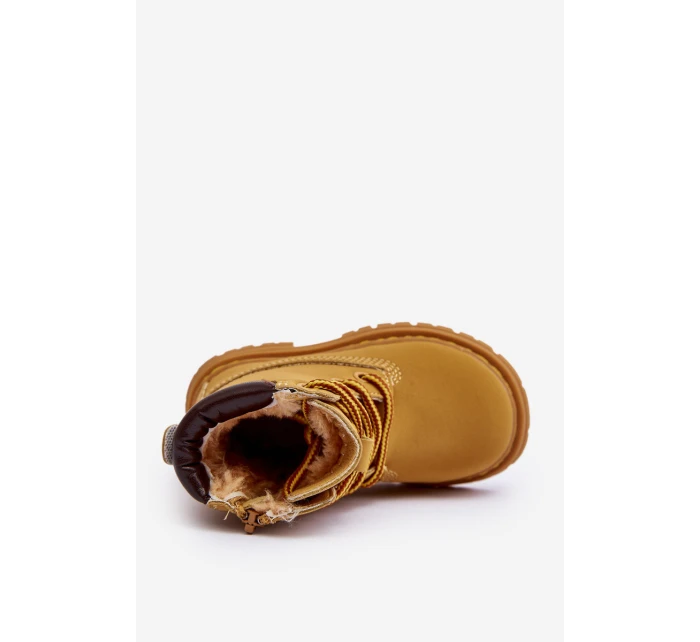 Dziecięce Botki Trapery Na Suwak Camel Bansi
