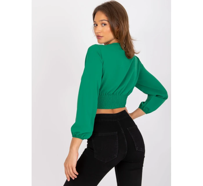 Blúzka DHJ BZ 15672.40 zelených