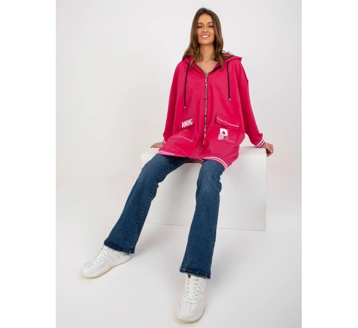 Dámska mikina RV BL 8149.91P fuchsiová - FPrice