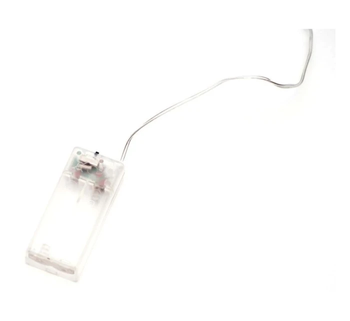 SKLENENÁ OZDOBA LED KVAPKA 10CM STRIEBORNÁ