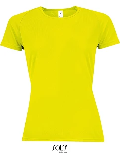 SOL'S Sporty Women Dámské raglánové sportovní tričko model 22524911 neon yellow