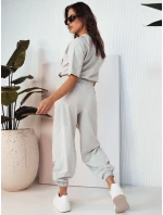 Dámská tepláková souprava světle šedá Dstreet model 21975310 - FashionStreet