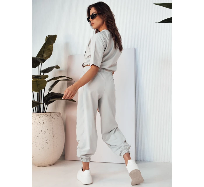 Dámská tepláková souprava světle šedá Dstreet model 21975310 - FashionStreet