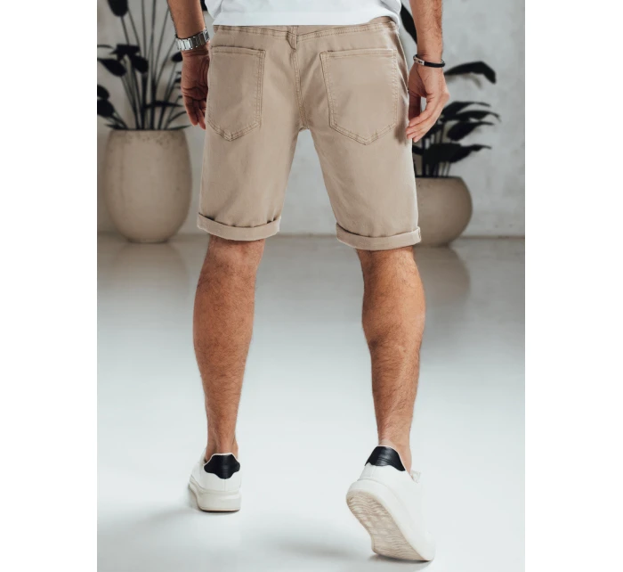 Pánské džínové šortky béžové Dstreet model 21989844 - FashionStreet