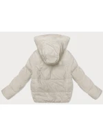 Světle béžová dámská sportovní bunda model 21246363 - Miss TiTi