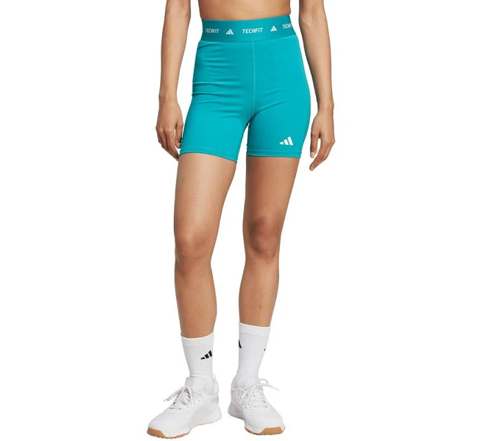 Dámské šortky Techfit tyrkysové model 21391441 dámské - ADIDAS