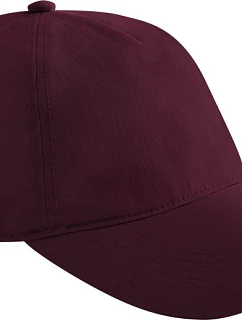 Beechfield B 66 5-panelová čiapka s kšiltom „Leisure“ 53.0066 bordová