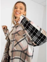 Košeľa DN KS 3841.02 čierna a béžová Košeľa DN KS 3841.02 čierna a béžová