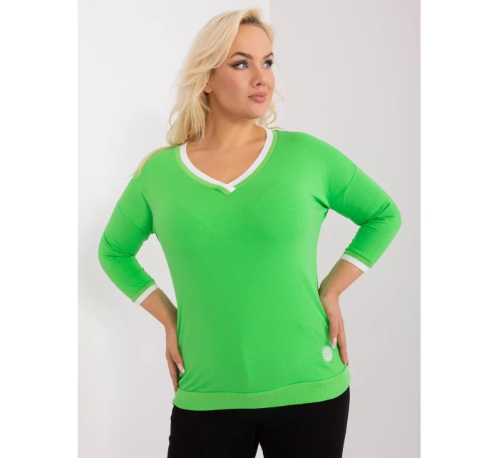 Bluzka RV BZ model 19154448 jasny zielony - FPrice Bluzka RV BZ model 19154448 jasny zielony - FPrice