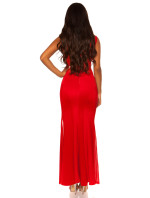 Sexy KouCla evening dress with lace & Sexy back
