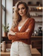 Dámský červený svetr Dstreet model 21967052 - FashionStreet