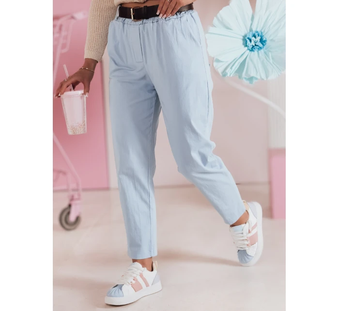 Dámske nohavice s opaskom SOFELIA modré FashionStreet UY2504