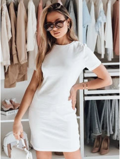 Dámské pruhované mini šaty white Dstreet model 21986821 - FashionStreet
