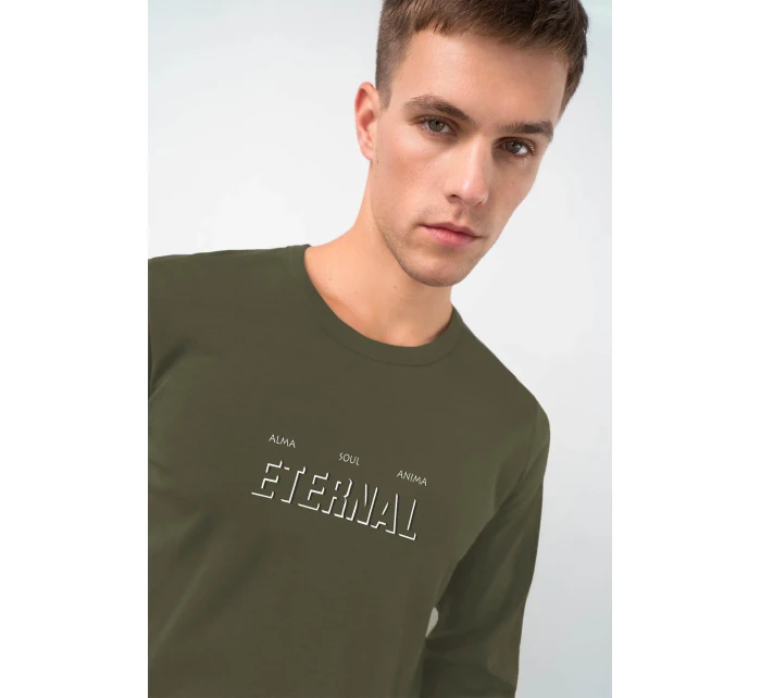 Pánské bavlněné pyžamo s manžetami model 20808041 - Vamp