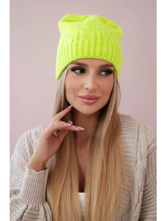 Dámska čiapka Irmina K333 green neon