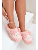 Ciepłe Futrzane Kapcie Damskie Różowe Jozelinetta Ciepłe Futrzane Kapcie Damskie Różowe Jozelinetta