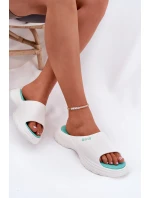 Piankowe Klapki Damskie Big Star RR274A586 Białe