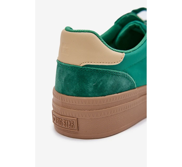 Dámské semišové tenisky Big Star TT274163 Zelené
