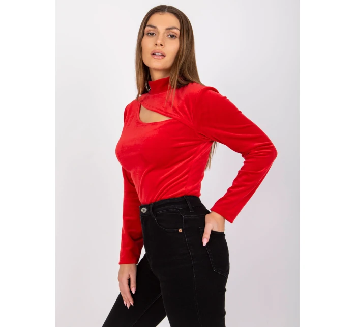 Halenka DHJ BZ model 17041705 červená - FPrice Halenka DHJ BZ model 17041705 červená - FPrice