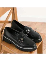 Dámske mokasíny 888-883 Black - kolekcia Sixth Sens