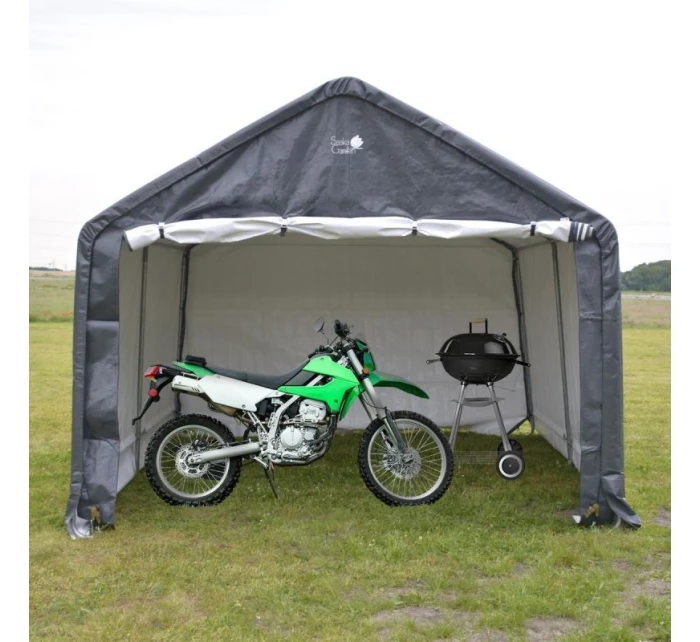 ZÁHRADNÁ GARÁŽ PIVILON 3,50x3,50x2,60M SASKA GARDEN GREY