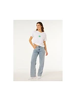 Dámske tričko RIP CURL Icons Of Surf Relaxed Tee, biele Dámske tričko RIP CURL Icons Of Surf Relaxed Tee, biele